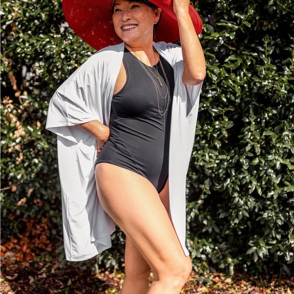 BuffBunny White Swim Cover Up - Picture 4 of 8